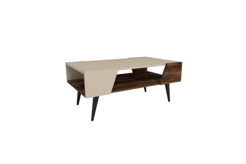 Rebelo Sohvapöytä 90 cm - Beige/Vaaleanruskea - Huonekalut - Pöytä & ruokailuryhmä - Sohvapöytä