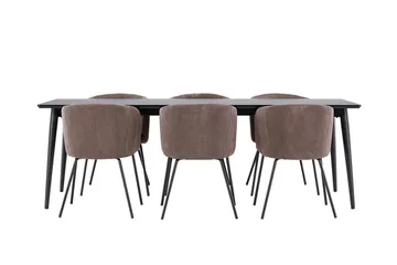 Rectangular Dining Set Venture Home - Huonekalut - Pöytä & ruokailuryhmä - Ruokailuryhmä