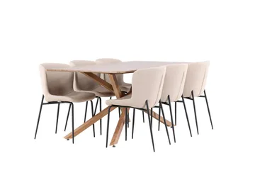 Rectangular Dining Set Venture Home - Huonekalut - Pöytä & ruokailuryhmä - Ruokailuryhmä