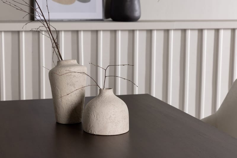 Rektangulär matgrupp Venture Home Beige Mörkbrun 4st - Huonekalut - Pöytä & ruokailuryhmä - Ruokailuryhmä
