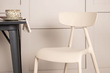 Rektangulär matgrupp Venture Home Beige Svart 2st - Huonekalut - Pöytä & ruokailuryhmä - Ruokailuryhmä