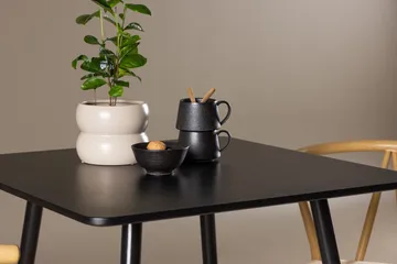 Rektangulär matgrupp Venture Home Beige Svart 2st - Huonekalut - Pöytä & ruokailuryhmä - Ruokailuryhmä