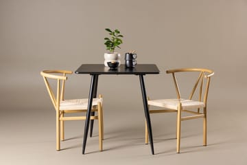 Rektangulär matgrupp Venture Home Beige Svart 2st - Huonekalut - Pöytä & ruokailuryhmä - Ruokailuryhmä