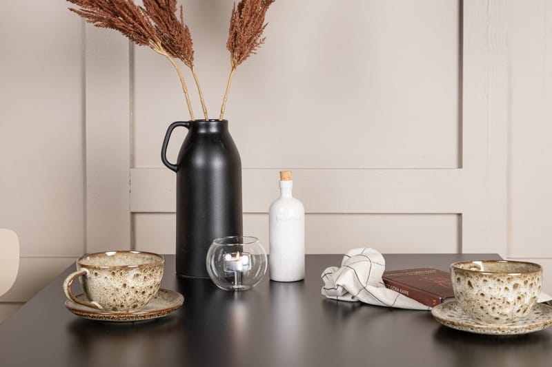 Rektangulär matgrupp Venture Home Beige Svart 2st - Huonekalut - Pöytä & ruokailuryhmä - Ruokailuryhmä