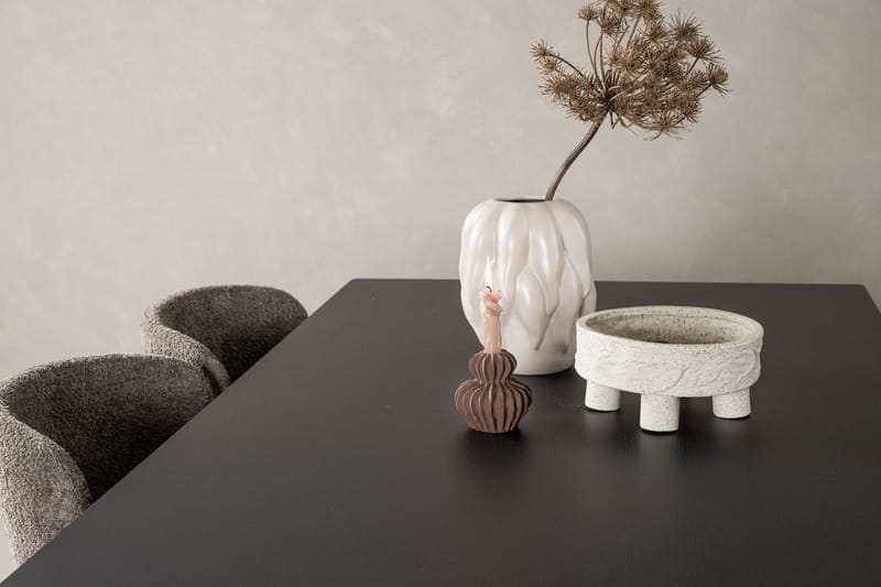 Rektangulär matgrupp Venture Home Beige Svart 6st - Huonekalut - Pöytä & ruokailuryhmä - Ruokailuryhmä