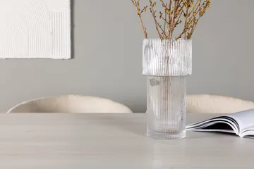 Rektangulär matgrupp Venture Home Beige Vit 6st - Huonekalut - Pöytä & ruokailuryhmä - Ruokailuryhmä