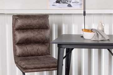 Rektangulär matgrupp Venture Home Brun Svart 2st - Huonekalut - Pöytä & ruokailuryhmä - Ruokailuryhmä