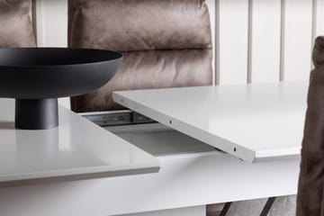 Rektangulär matgrupp Venture Home Brun Vit 4st - Huonekalut - Pöytä & ruokailuryhmä - Ruokailuryhmä