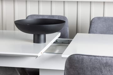 Rektangulär matgrupp Venture Home Grå Vit 4st - Huonekalut - Pöytä & ruokailuryhmä - Ruokailuryhmä
