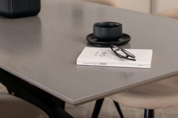 Rektangulär matgrupp Venture Home Grå - Huonekalut - Pöytä & ruokailuryhmä - Ruokailuryhmä