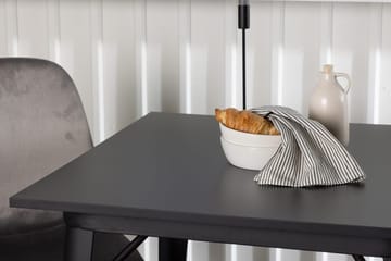 Rektangulär matgrupp Venture Home Ljusgrå Svart 2st - Huonekalut - Pöytä & ruokailuryhmä - Ruokailuryhmä