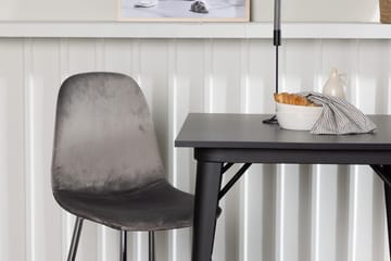 Rektangulär matgrupp Venture Home Ljusgrå Svart 2st - Huonekalut - Pöytä & ruokailuryhmä - Ruokailuryhmä