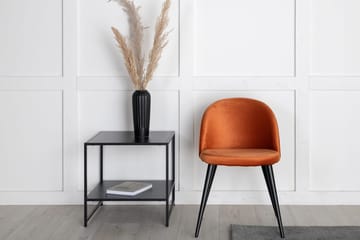 Rektangulär matgrupp Venture Home Rostig Orange Svart 6st - Huonekalut - Pöytä & ruokailuryhmä - Ruokailuryhmä