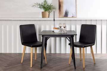 Rektangulär matgrupp Venture Home Svart Svart 2st - Huonekalut - Pöytä & ruokailuryhmä - Ruokailuryhmä