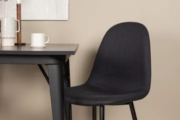 Rektangulär matgrupp Venture Home Svart Svart 2st - Huonekalut - Pöytä & ruokailuryhmä - Ruokailuryhmä