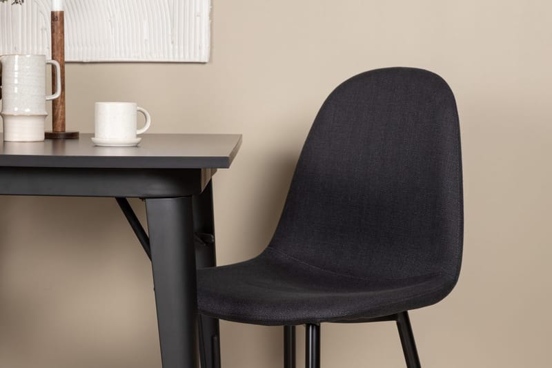 Rektangulär matgrupp Venture Home Svart Svart 2st - Huonekalut - Pöytä & ruokailuryhmä - Ruokailuryhmä