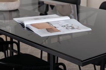Rektangulär matgrupp Venture Home Svart Svart 6st - Huonekalut - Pöytä & ruokailuryhmä - Ruokailuryhmä