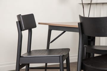 Rektangulär matgrupp Venture Home Svart Valnöt 4st - Huonekalut - Pöytä & ruokailuryhmä - Ruokailuryhmä