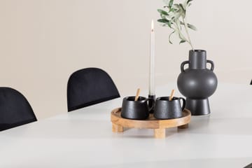 Rektangulär matgrupp Venture Home Svart Vit 6st - Huonekalut - Pöytä & ruokailuryhmä - Ruokailuryhmä