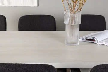 Rektangulär matgrupp Venture Home Svart Vit 6st - Huonekalut - Pöytä & ruokailuryhmä - Ruokailuryhmä
