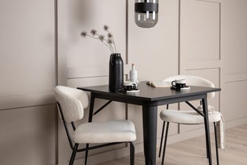 Rektangulär matgrupp Venture Home Vit Svart 2st - Huonekalut - Pöytä & ruokailuryhmä - Ruokailuryhmä