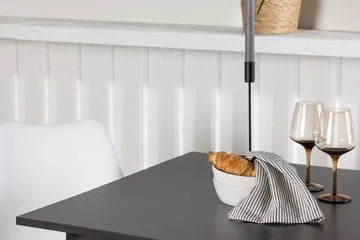Rektangulär matgrupp Venture Home Vit Svart 2st - Huonekalut - Pöytä & ruokailuryhmä - Ruokailuryhmä