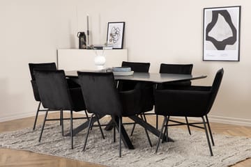 Rektangulär matgrupp Venture Home - Huonekalut - Pöytä & ruokailuryhmä - Ruokailuryhmä