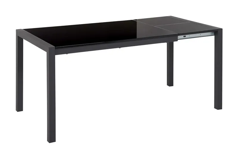Renton Ruokapöytä Jatkettava 120-160x80 cm, Musta