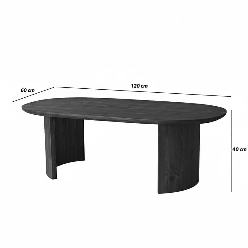 Renvik sohvapöytä 120x40x60 cm - Antrasiitti - Huonekalut - Pöytä & ruokailuryhmä - Sohvapöytä