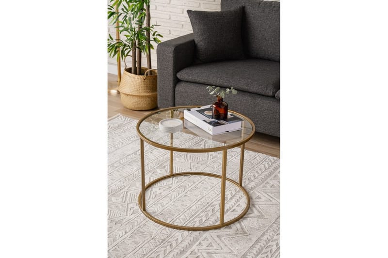 Retzow Sohvapöytä 60 cm - Keltainend - Huonekalut - Pöytä & ruokailuryhmä - Sohvapöytä