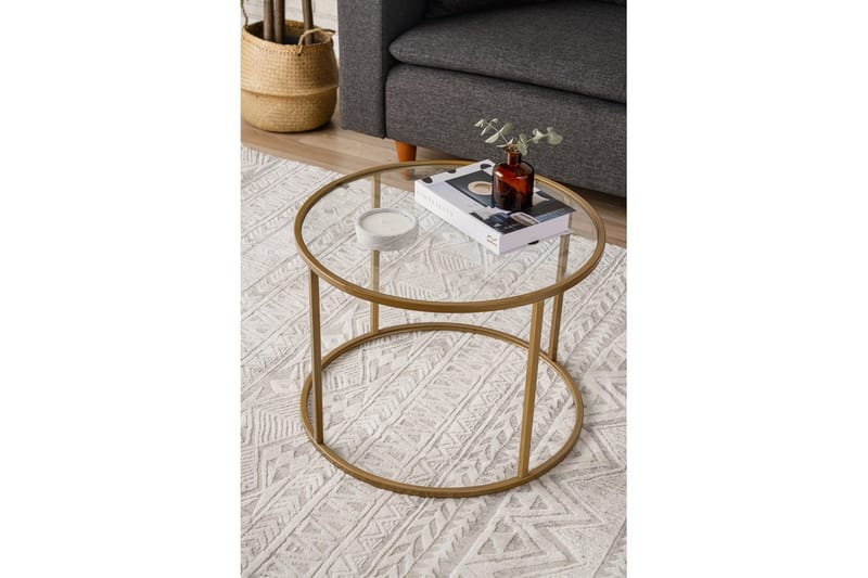 Retzow Sohvapöytä 60 cm - Keltainend - Huonekalut - Pöytä & ruokailuryhmä - Sohvapöytä