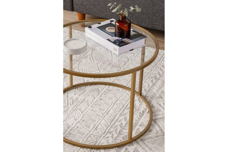 Retzow Sohvapöytä 60 cm - Keltainend - Huonekalut - Pöytä & ruokailuryhmä - Sohvapöytä