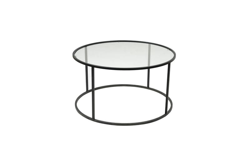 Retzow Sohvapöytä 80 cm, Musta