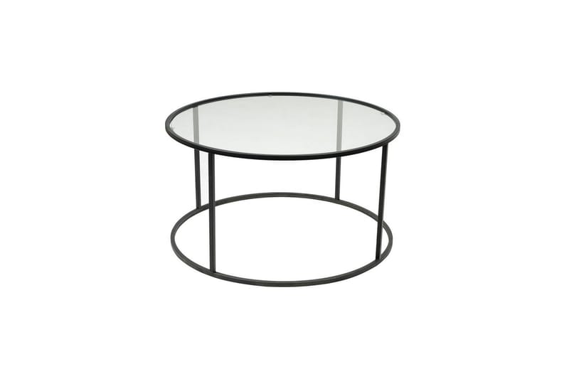 Retzow Sohvapöytä 80 cm, Musta