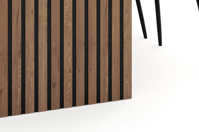 Richeto Ruokailuryhmä 240 cm ja 6 Polar Tuolia - Luonnollinen viimeistely - Huonekalut - Pöytä & ruokailuryhmä - Ruokailuryhmä