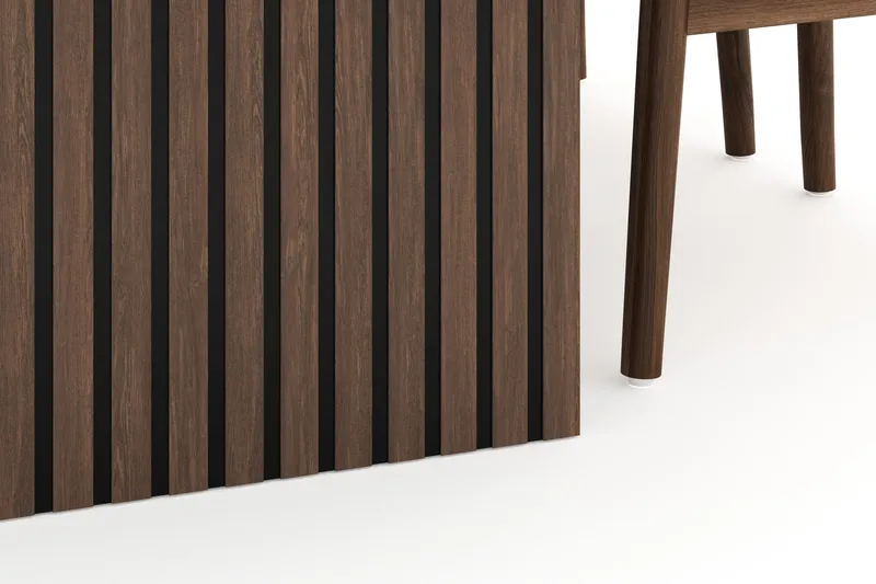 Richeto Ruokailuryhmä Savutammi 240 cm ja 6 Dastoori Tuolia - Savustettu tammi - Huonekalut - Pöytä & ruokailuryhmä - Ruokailuryhmä