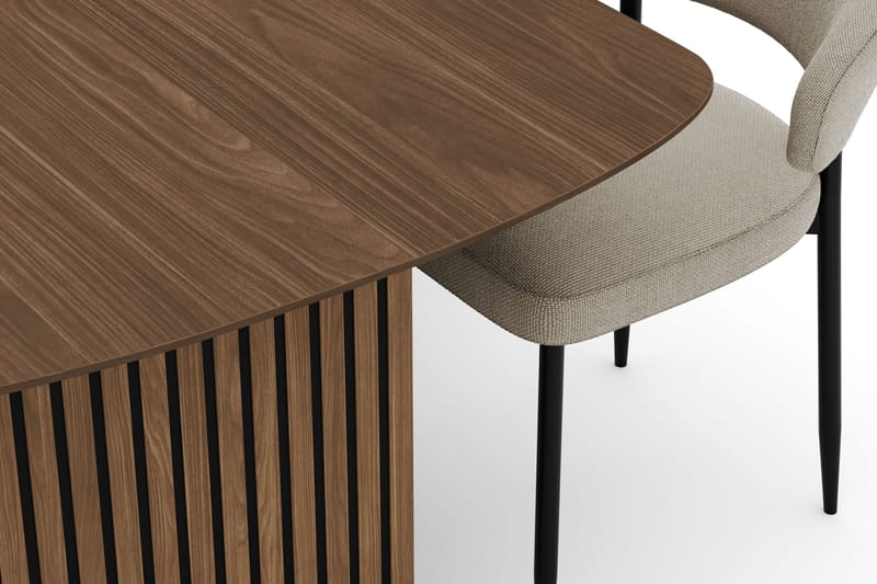 Richeto Ruokapöytä 240 cm ja 6 Sawako Tuolia - Tammi - Huonekalut - Pöytä & ruokailuryhmä - Ruokailuryhmä