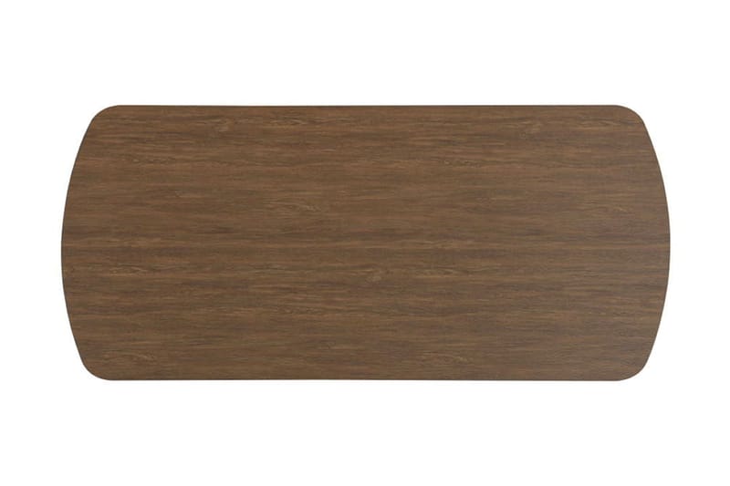 Richeto uurrettu ruokapöytä 180x100 cm puu- ja savustettu tammi -ulkonäöllä - Tummanruskea - Huonekalut - Pöytä & ruokailuryhmä - Ruokapöydät & keittiön pöydät