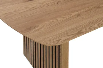 Richeto Uurrettu Ruokapöytä 210x100 cm Puu- ja Tammijäljitelmällä - Luonnonvärinen - Huonekalut - Pöytä & ruokailuryhmä - Ruokapöydät & keittiön pöydät