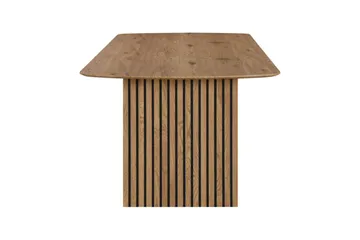 Richeto Uurrettu Ruokapöytä 210x100 cm Puu- ja Tammijäljitelmällä - Luonnonvärinen - Huonekalut - Pöytä & ruokailuryhmä - Ruokapöydät & keittiön pöydät