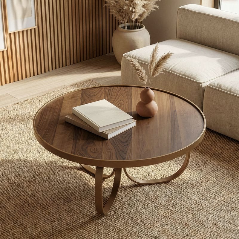 Rirena Sohvapöytä 110 cm - Pähkinä - Huonekalut - Pöytä & ruokailuryhmä - Sohvapöytä