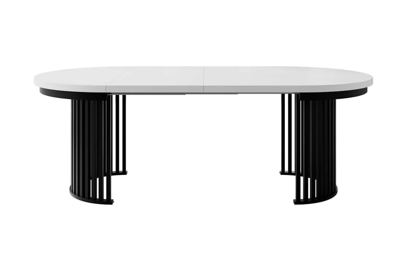 Rivale Ruokapöytä 100 cm, pyöreä - Beige/Musta - Huonekalut - Pöytä & ruokailuryhmä - Ruokapöydät & keittiön pöydät