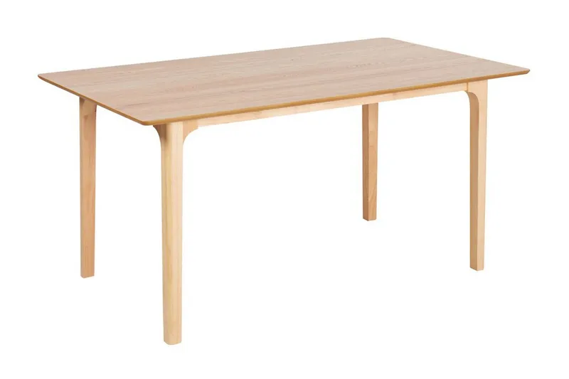 Riverlake suorakulmainen ruokapöytä 160 cm, Ruskea