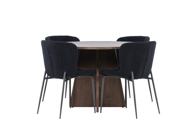 Round Dining Set Venture Home - Huonekalut - Pöytä & ruokailuryhmä - Ruokailuryhmä