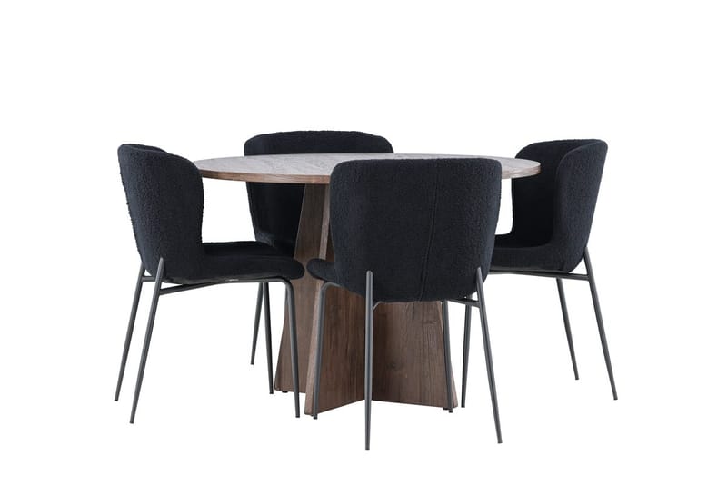 Round Dining Set Venture Home - Huonekalut - Pöytä & ruokailuryhmä - Ruokailuryhmä