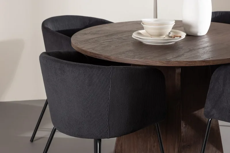 Round Dining Set Venture Home - Huonekalut - Pöytä & ruokailuryhmä - Ruokailuryhmä