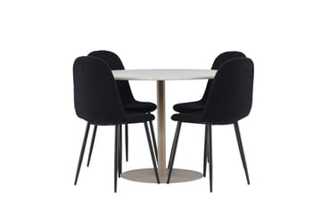 Round Dining Set Venture Home - Huonekalut - Pöytä & ruokailuryhmä - Ruokailuryhmä