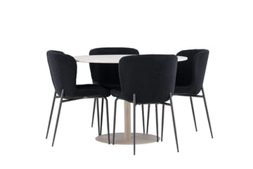 Round Dining Set Venture Home - Huonekalut - Pöytä & ruokailuryhmä - Ruokailuryhmä