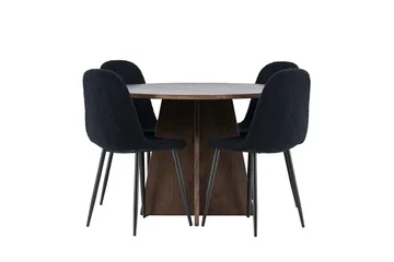 Round Dining Set Venture Home - Huonekalut - Pöytä & ruokailuryhmä - Ruokailuryhmä