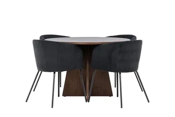 Round Dining Set Venture Home - Huonekalut - Pöytä & ruokailuryhmä - Ruokailuryhmä